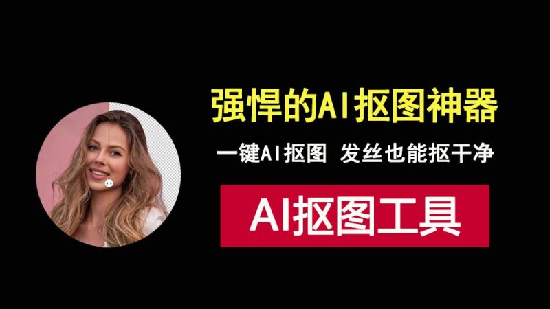 太强的AI抠图工具AIArty Image Matting，一键抠除背景，连发丝也能抠干净！-科技乐小天