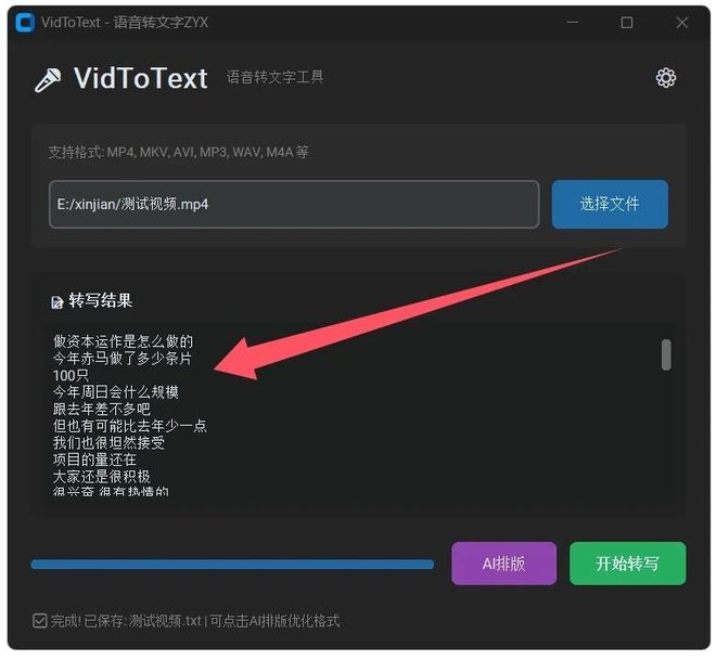 图片[6]-音视频转文字工具VidToText：内置AI大模型，支持离线使用！-科技乐小天