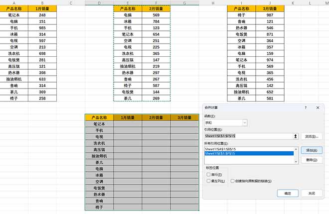 图片[6]-excel小技巧：别再傻傻复制粘贴了，用这个方法，一秒合并多个表格数据！-科技乐小天