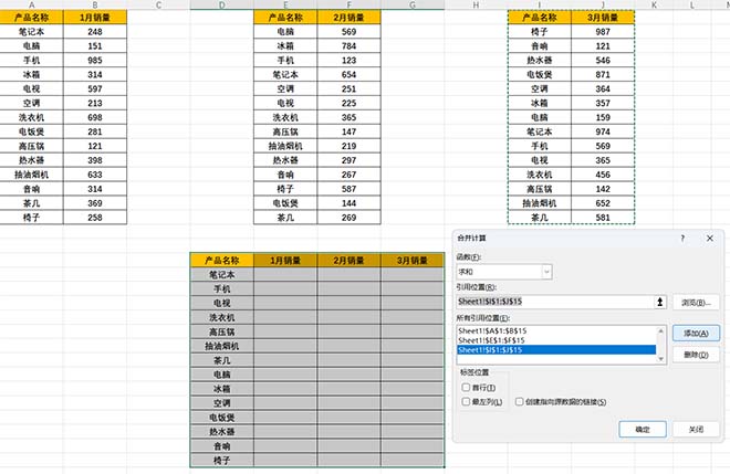 图片[7]-excel小技巧：别再傻傻复制粘贴了，用这个方法，一秒合并多个表格数据！-科技乐小天