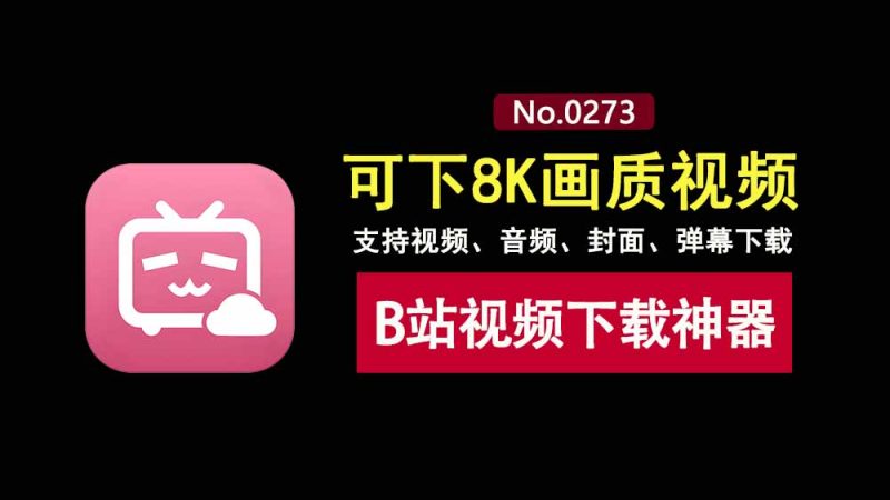 bilidown便携版：一款强大的B站视频下载工具，支持8K视频、无损音质下载！-科技乐小天