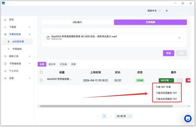 图片[11]-视频下载工具DataTool直装版：能下90%短视频平台的4K视频，内置字幕提取、格式转换！-科技乐小天