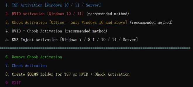 图片[5]-激活工具PMAS：一键激活windows7-11及office2010-365各大版本！-科技乐小天