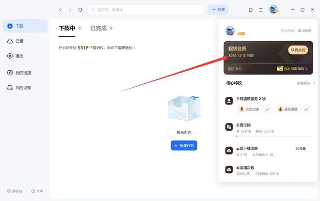 图片[4]-迅雷17VIP便携版：登录既会员，无限使用加速通道，下载速度达110MB/s！-科技乐小天